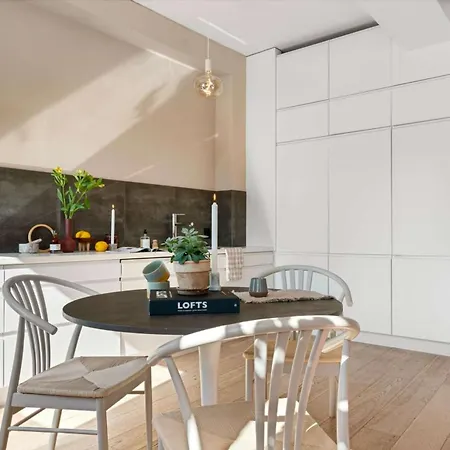 Roomsly - Bright Downtown With Rooftop Terrace برغن